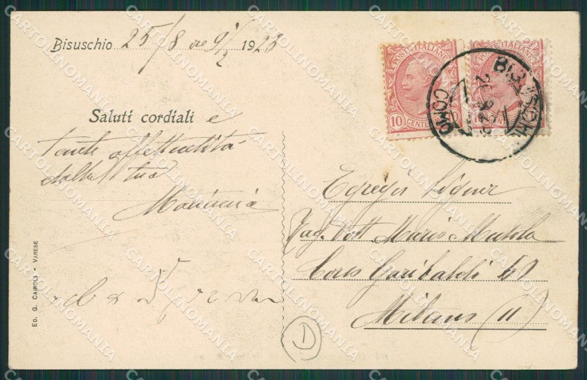 Varese Bisuschio cartolina QK8651 – retro