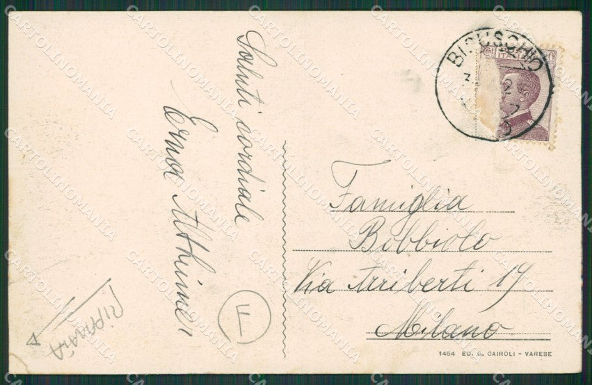Varese Bisuschio RIPARATA cartolina QK8655 – retro