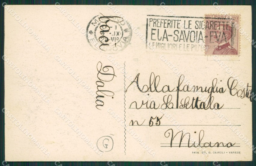 Varese Bisuschio cartolina QK8656 – retro