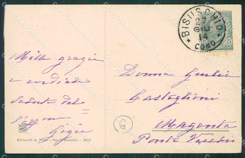Varese Bisuschio cartolina QK8657 – retro