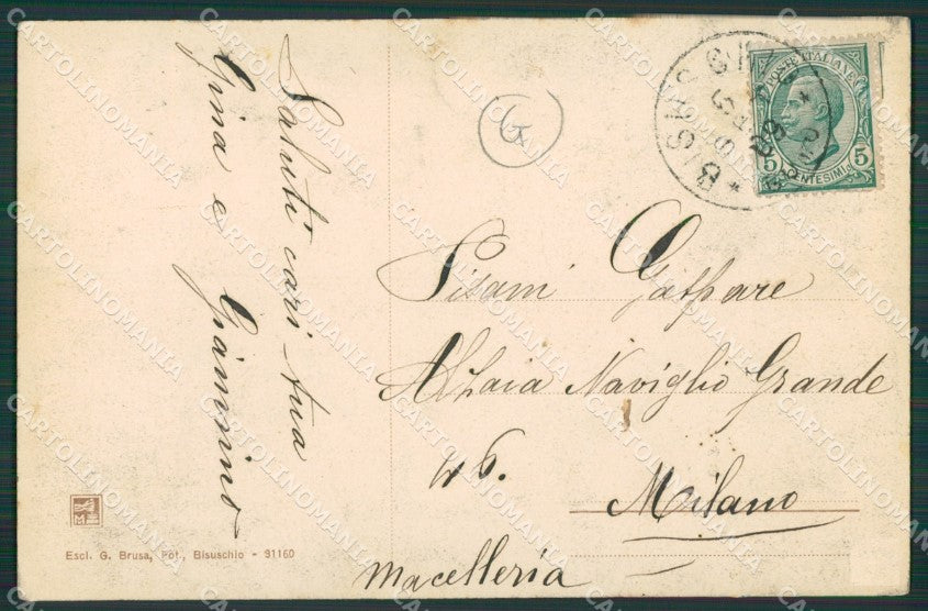 Varese Bisuschio cartolina QK8659 – retro