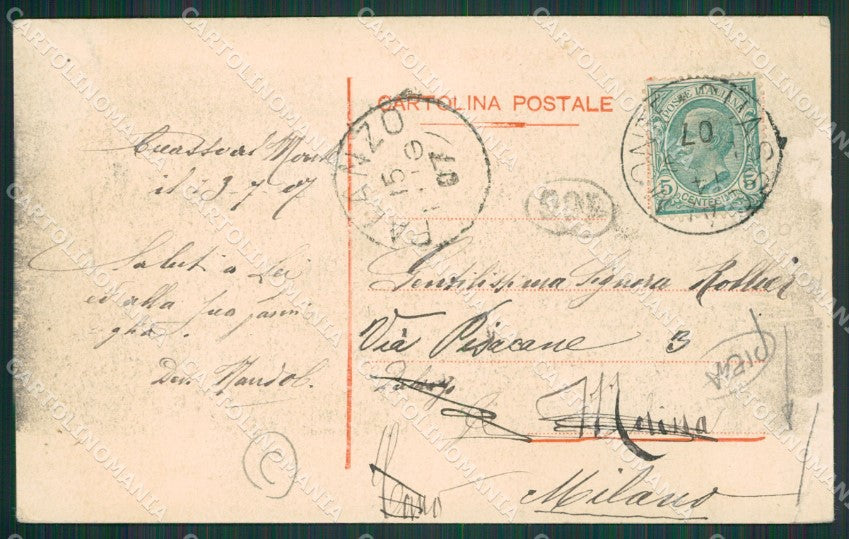 Varese Cuasso al Monte PIEGA cartolina QK8681 – retro