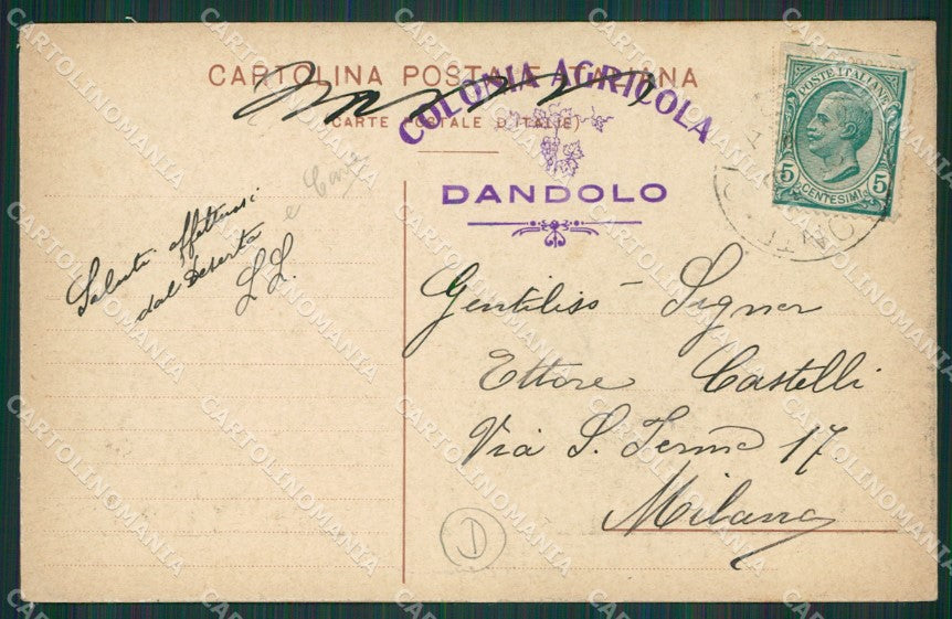 Varese Cuasso al Monte Dandolo cartolina QK8692 – retro