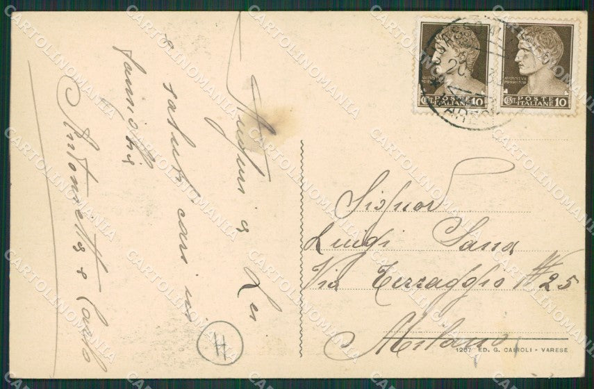 Varese Cuasso al Piano Saluti da cartolina QK8697 – retro