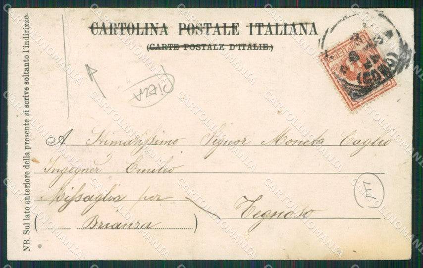 Varese Induno Olona ABRASA cartolina QK8704 – retro