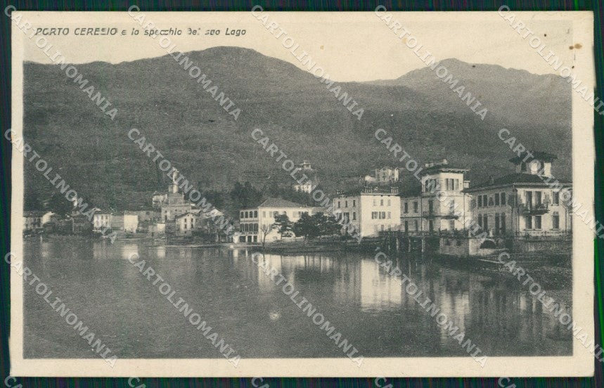 Varese Porto Ceresio SCOLLATA cartolina QK8712 – fronte