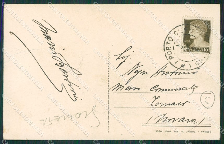 Varese Porto Ceresio SCOLLATA cartolina QK8712 – retro