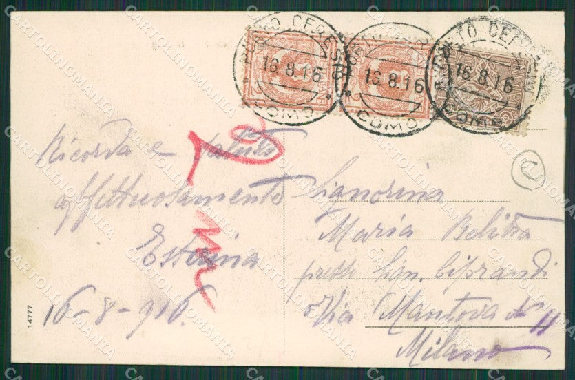 Varese Porto Ceresio cartolina QK8720 – retro