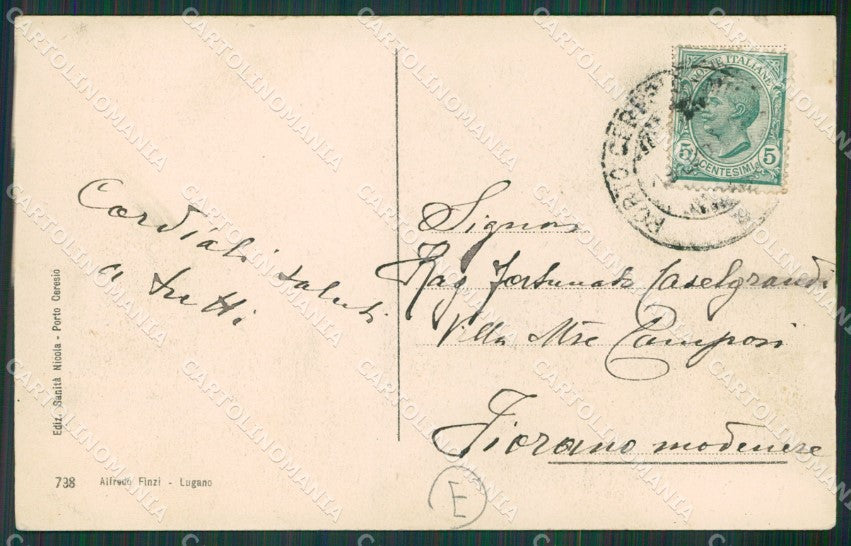 Varese Porto Ceresio cartolina QK8729 – retro