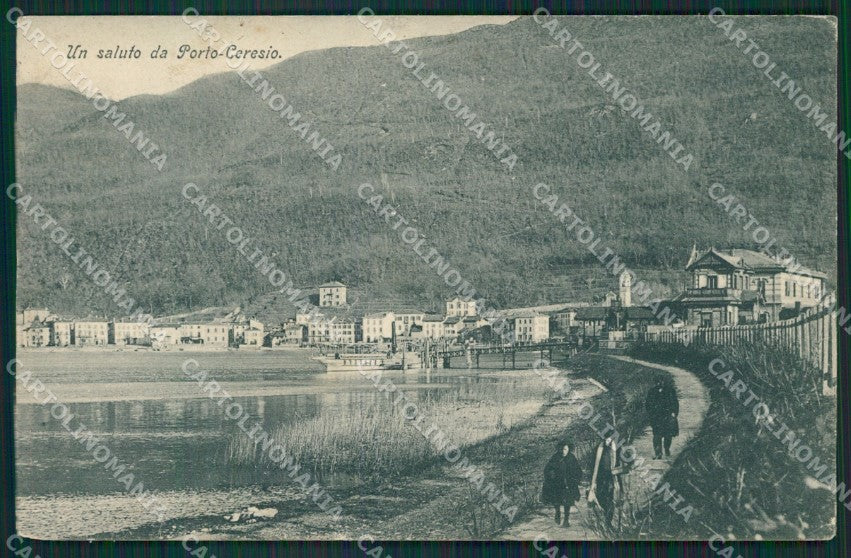Varese Porto Ceresio cartolina QK8731 – fronte