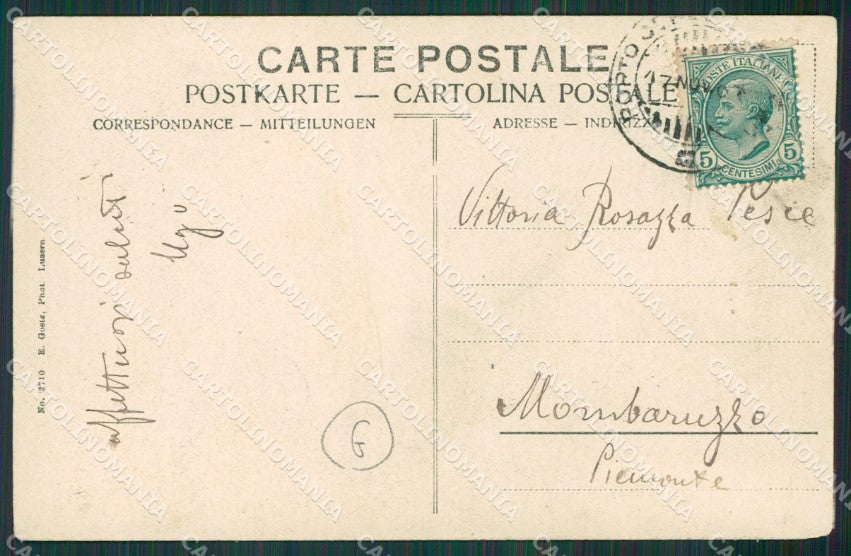 Varese Porto Ceresio cartolina QK8731 – retro