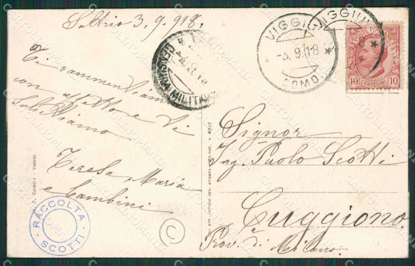 Varese Saltrio cartolina QK8737 – retro