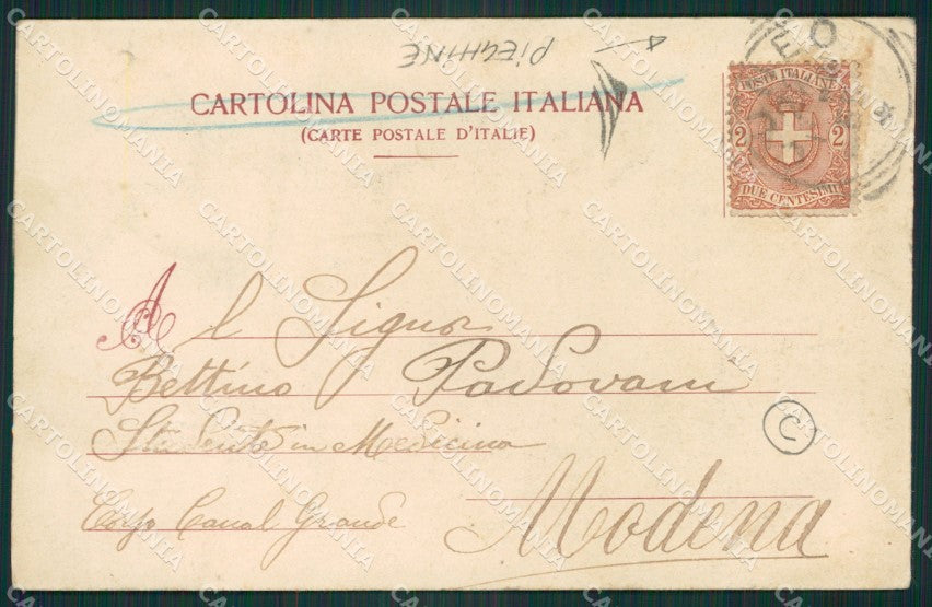 Cuneo città cartolina QK8750 – retro