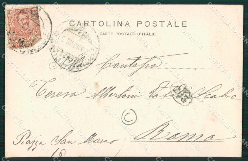 Cuneo città cartolina QK8757 – retro