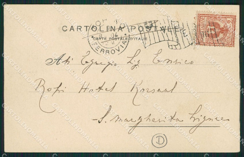 Cuneo città cartolina QK8771 – retro