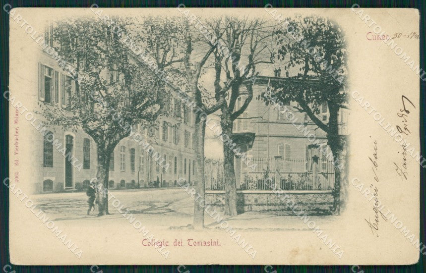 Cuneo città PIEGA cartolina QK8776 – fronte