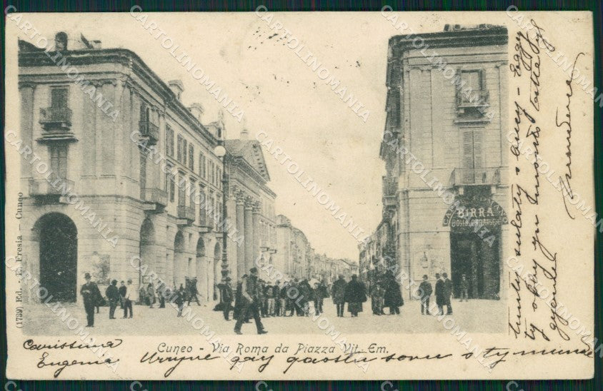 Cuneo città PIEGHINA cartolina QK8790 – fronte