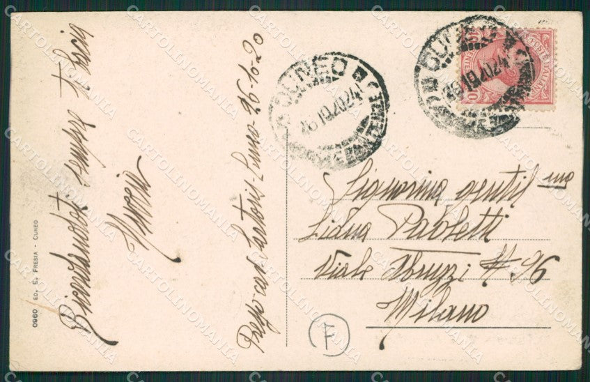 Cuneo città cartolina QK8794 – retro
