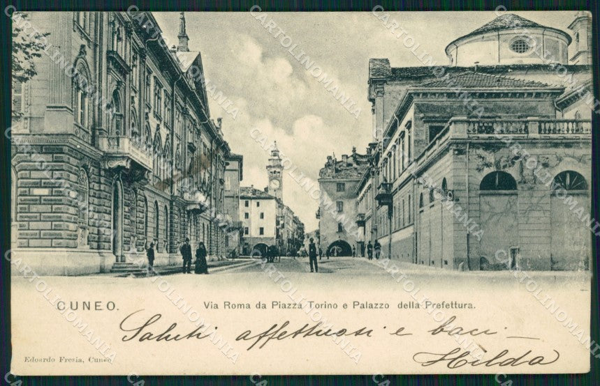 Cuneo città cartolina QK8799 – fronte