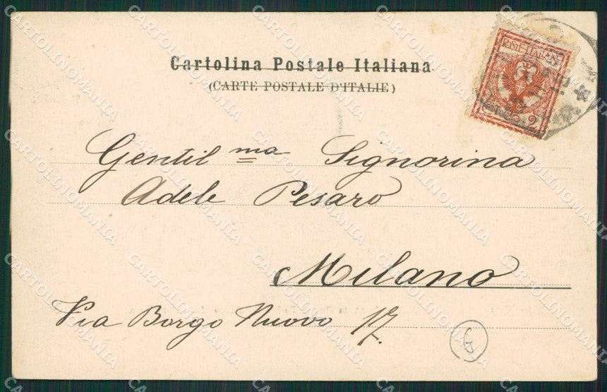 Cuneo città cartolina QK8799 – retro