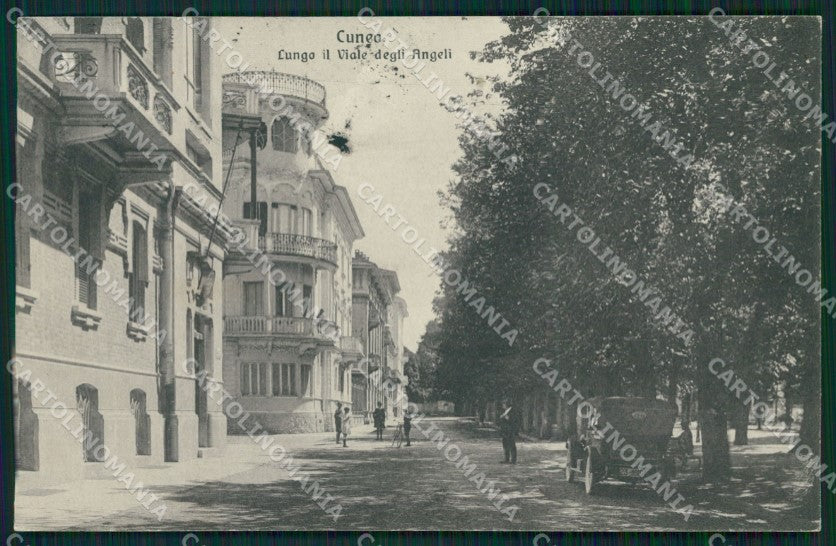 Cuneo città PIEGA cartolina QK8802 – fronte