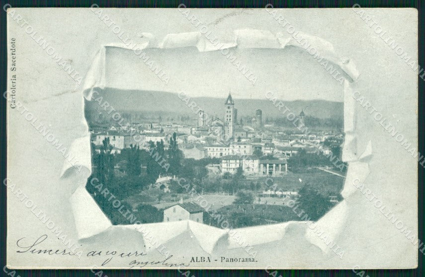 Cuneo Alba cartolina QK8808 – fronte