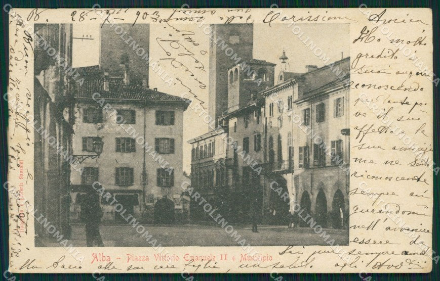 Cuneo Alba PIEGHINA cartolina QK8819 – fronte