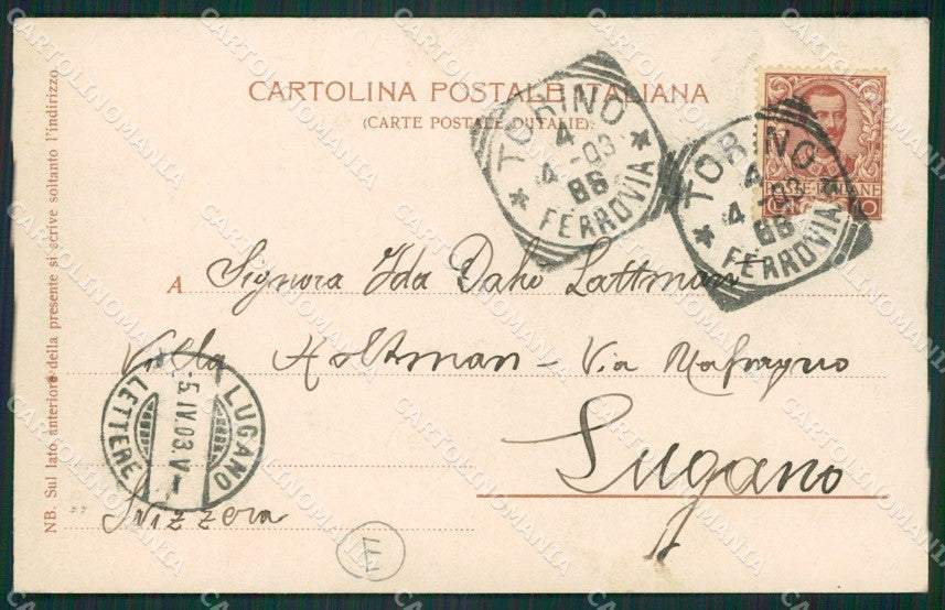 Cuneo Alba cartolina QK8830 – retro
