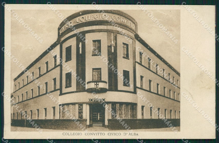 Cuneo Alba Fascismo cartolina QK8833 – fronte