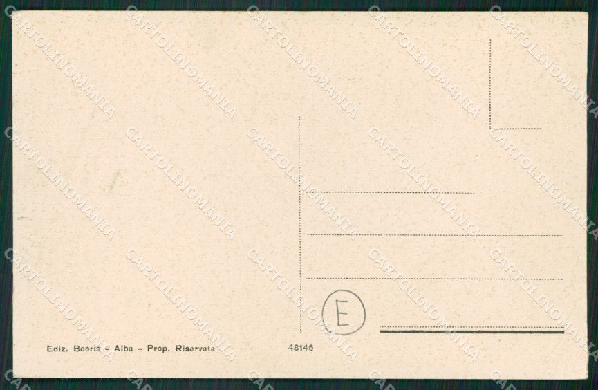 Cuneo Alba cartolina QK8835 – retro