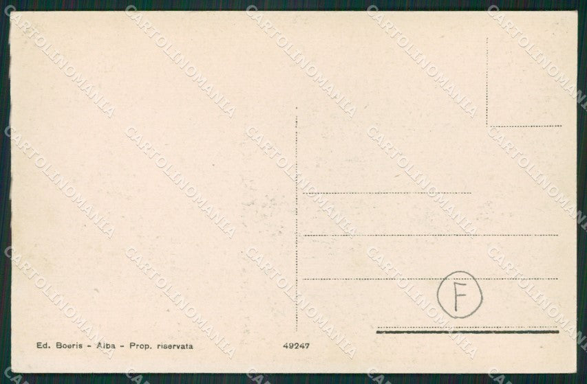 Cuneo Alba cartolina QK8844 – retro