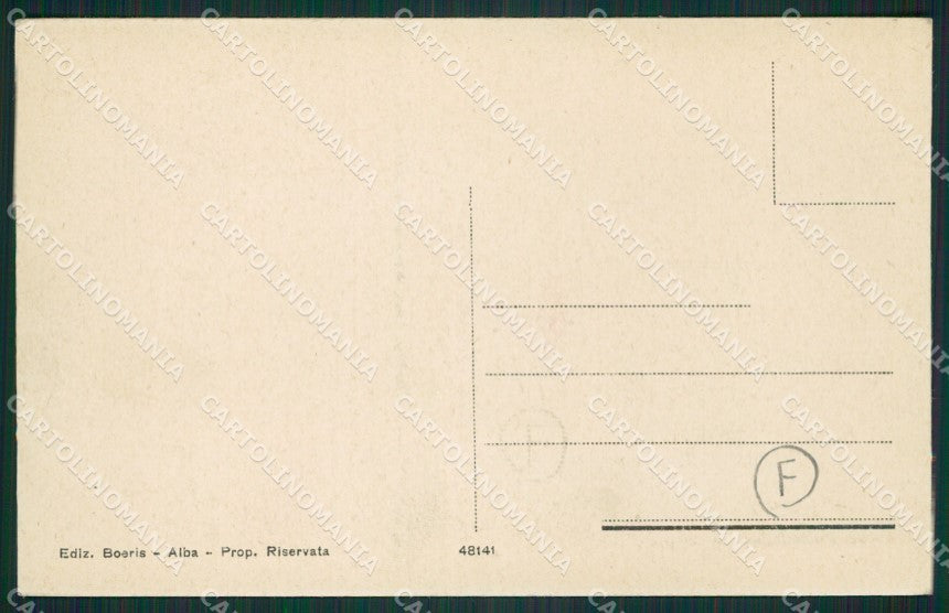 Cuneo Alba Caserma cartolina QK8847 – retro