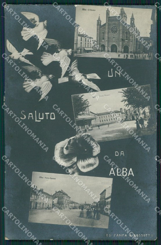 Cuneo Alba foto cartolina QK8857 – fronte