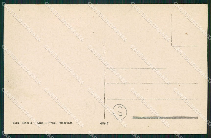 Cuneo Alba cartolina QK8860 – retro