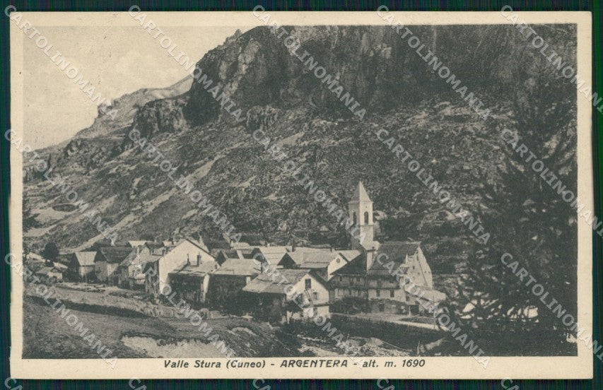 Cuneo Argentera cartolina QK8862 – fronte