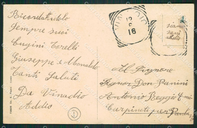 Cuneo Bersezio cartolina QK8863 – retro