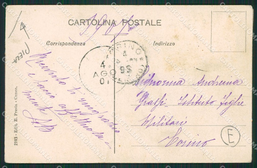 Cuneo Argentera PIEGA cartolina QK8864 – retro
