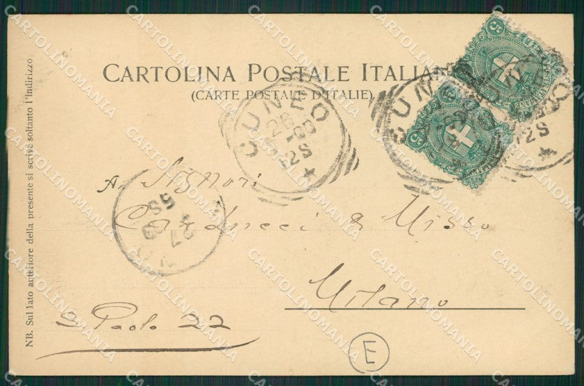 Cuneo Bersezio cartolina QK8865 – retro