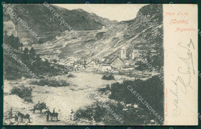 Cuneo Argentera cartolina QK8866 – fronte