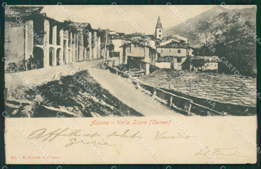 Cuneo Aisone cartolina QK8867 – fronte