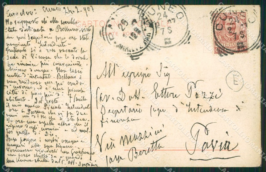 Cuneo Borgo San Dalmazzo cartolina QK8875 – retro