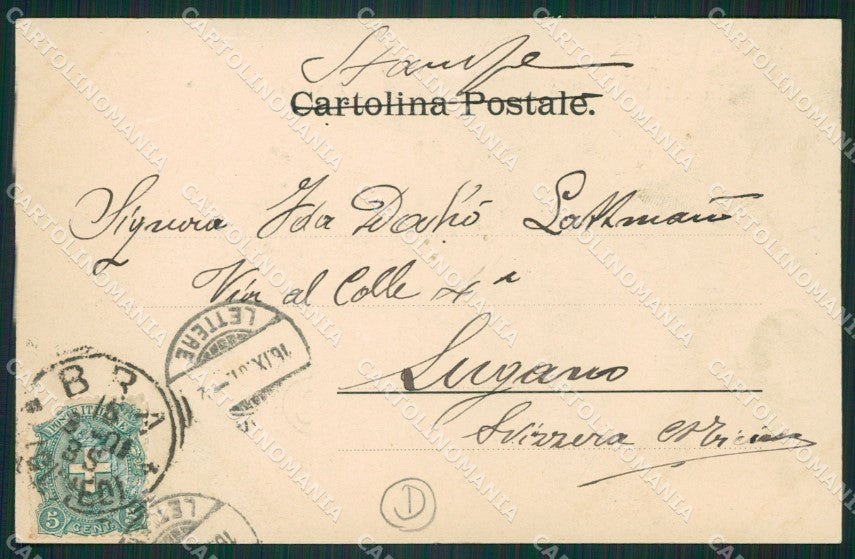 Cuneo Bra cartolina QK8893 – retro