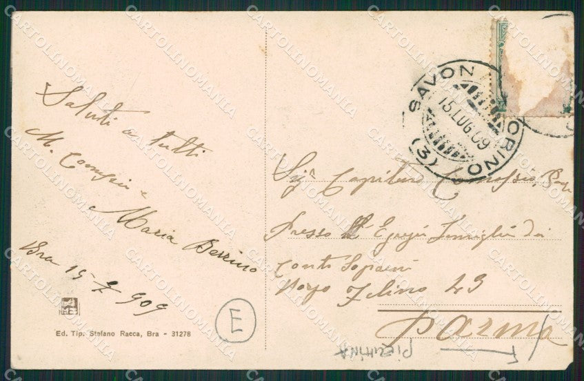 Cuneo Bra PIEGHINA cartolina QK8899 – retro
