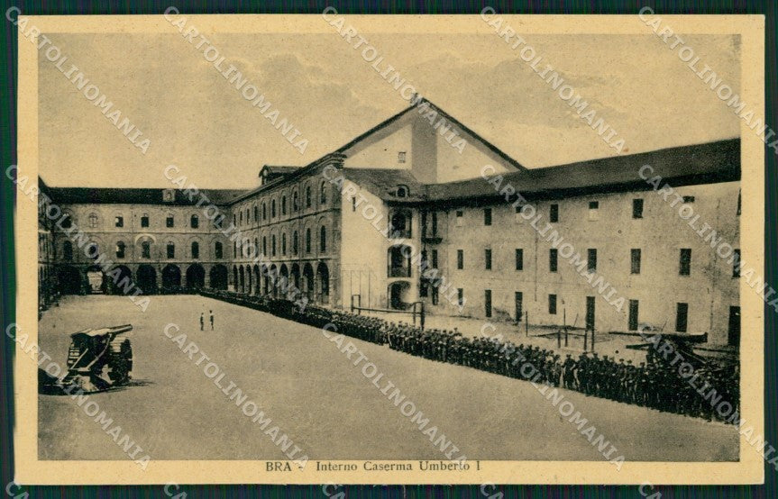 Cuneo Bra Caserma Militari cartolina QK8901 – fronte