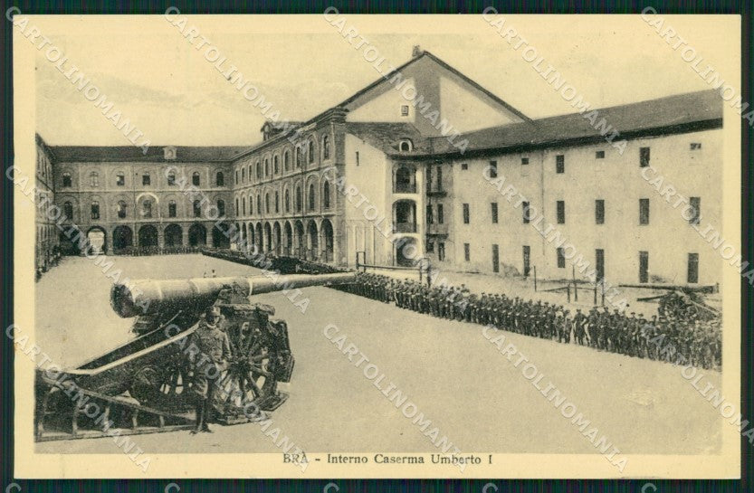 Cuneo Bra Caserma Militari cartolina QK8909 – fronte