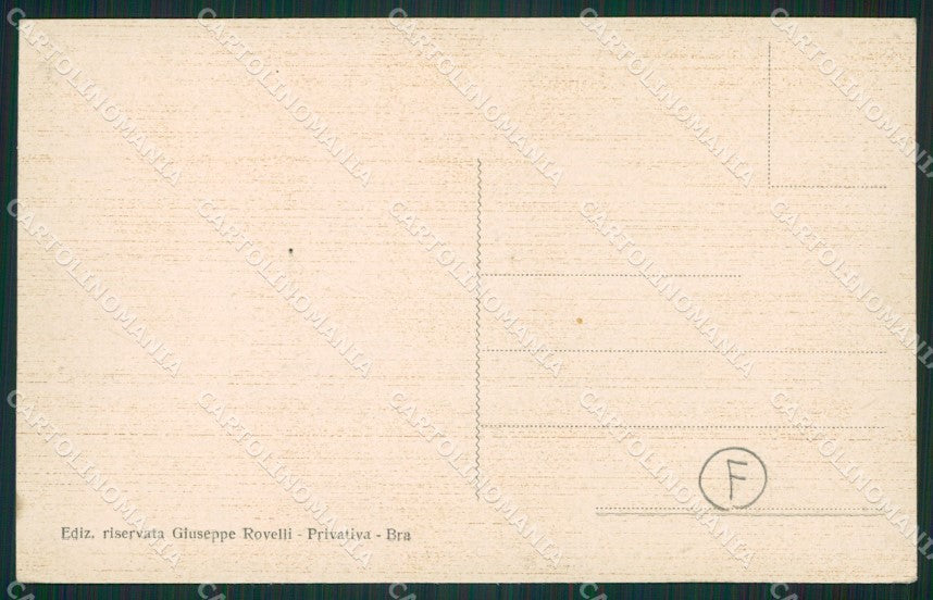 Cuneo Bra Caserma Militari cartolina QK8910 – retro