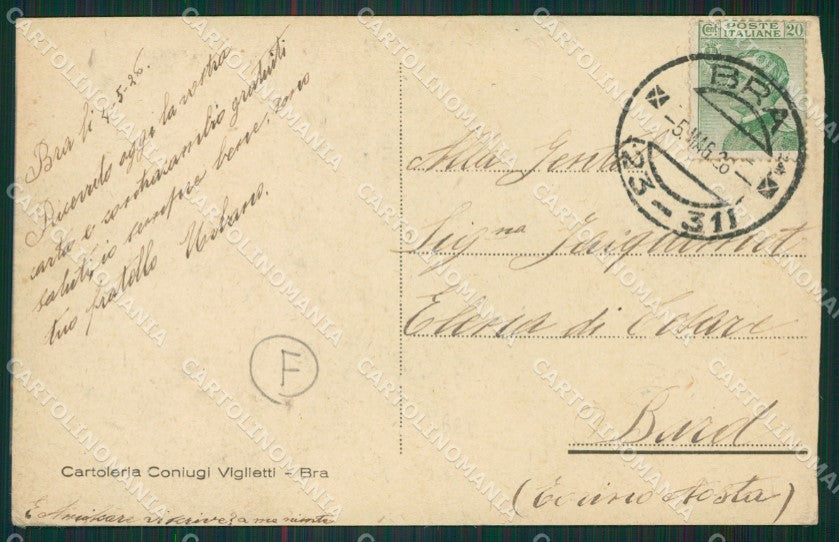 Cuneo Bra cartolina QK8917 – retro
