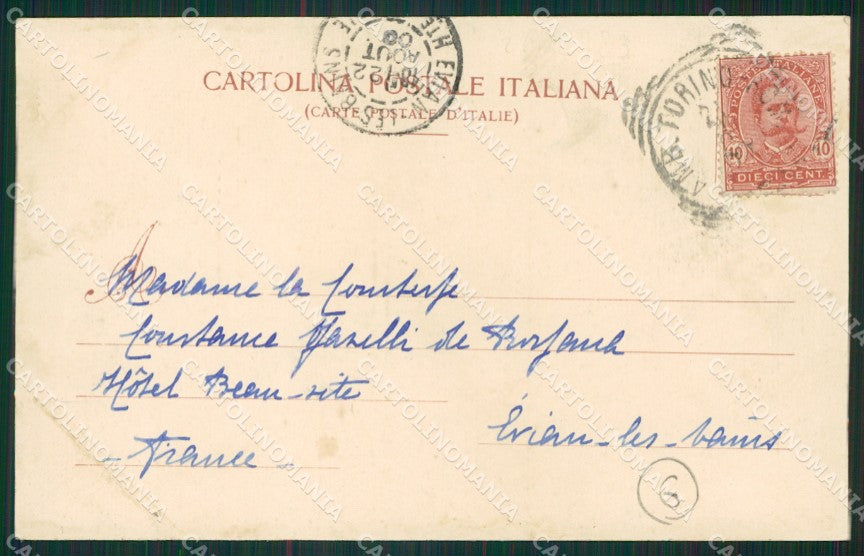 Cuneo Bra Stazione Treno cartolina QK8918 – retro