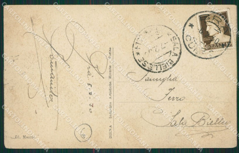 Cuneo Bra cartolina QK8920 – retro