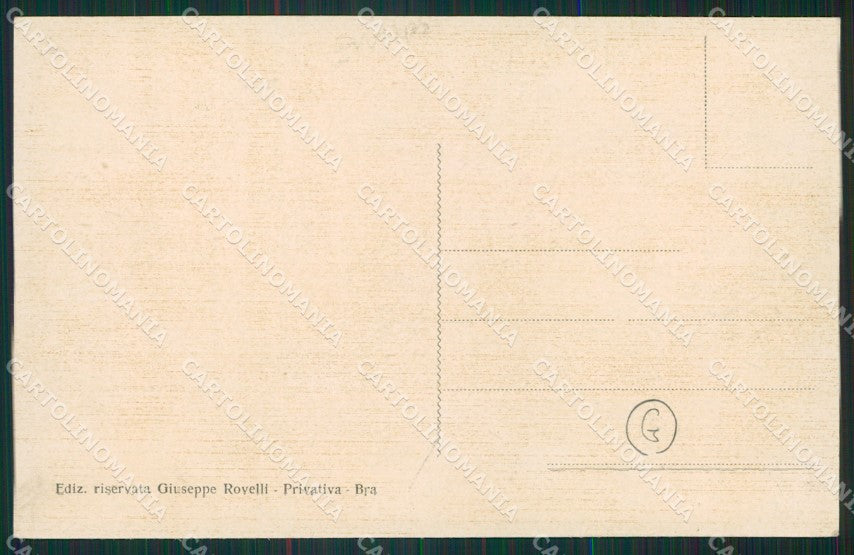 Cuneo Bra Caserma Militari cartolina QK8929 – retro